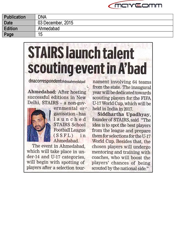 Stairs Launch Talent Scouting Event In A’bad